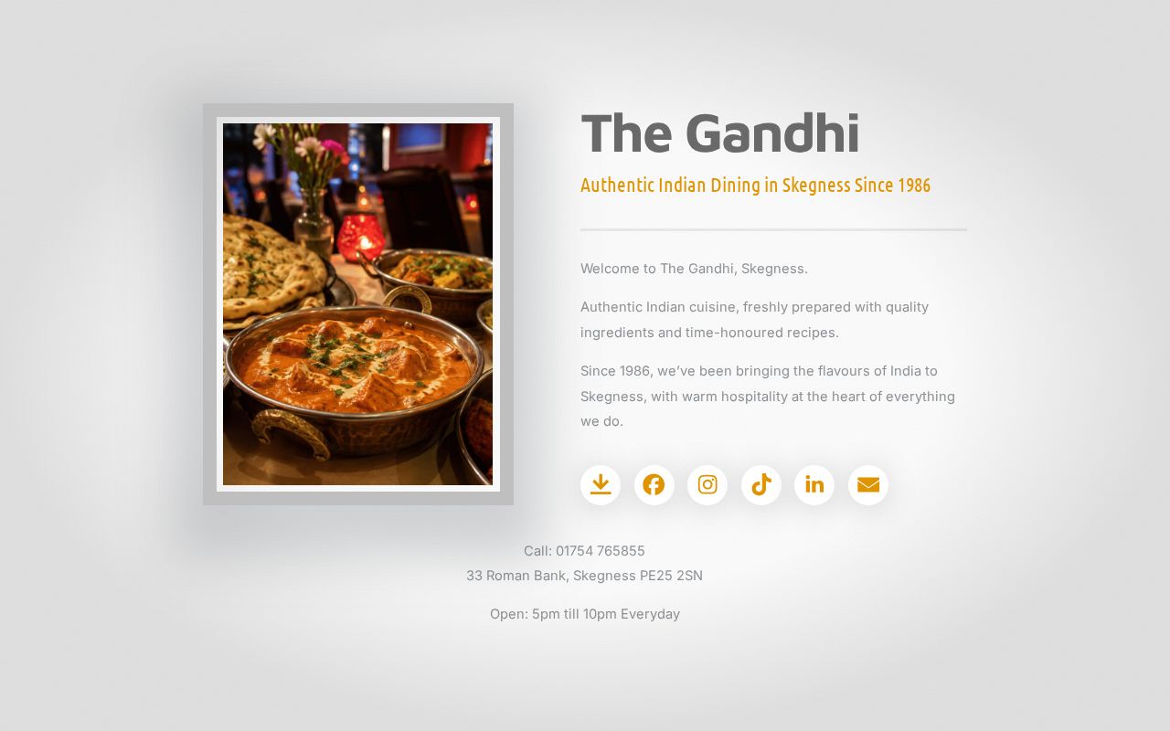 The Gandhi in Skegness